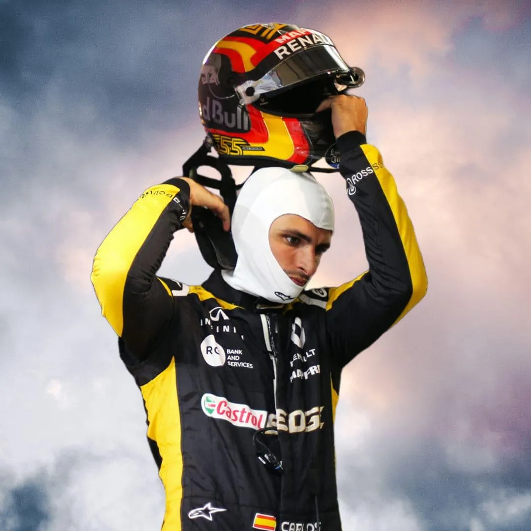 2018 Carlos Sainz Race Renault F1 Suit