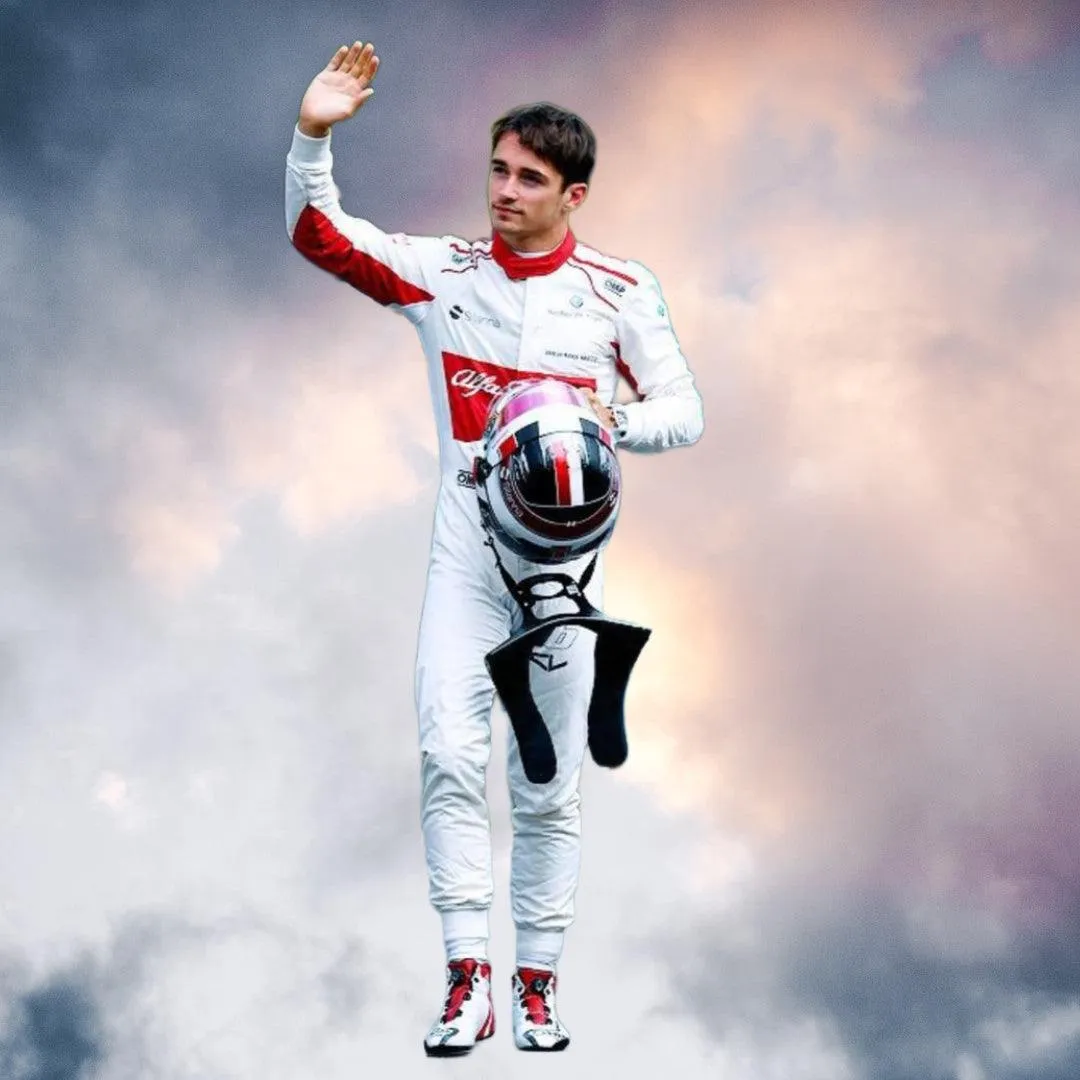 2018 Charles Leclerc Alfa Romeo Sauber Formula One Suit