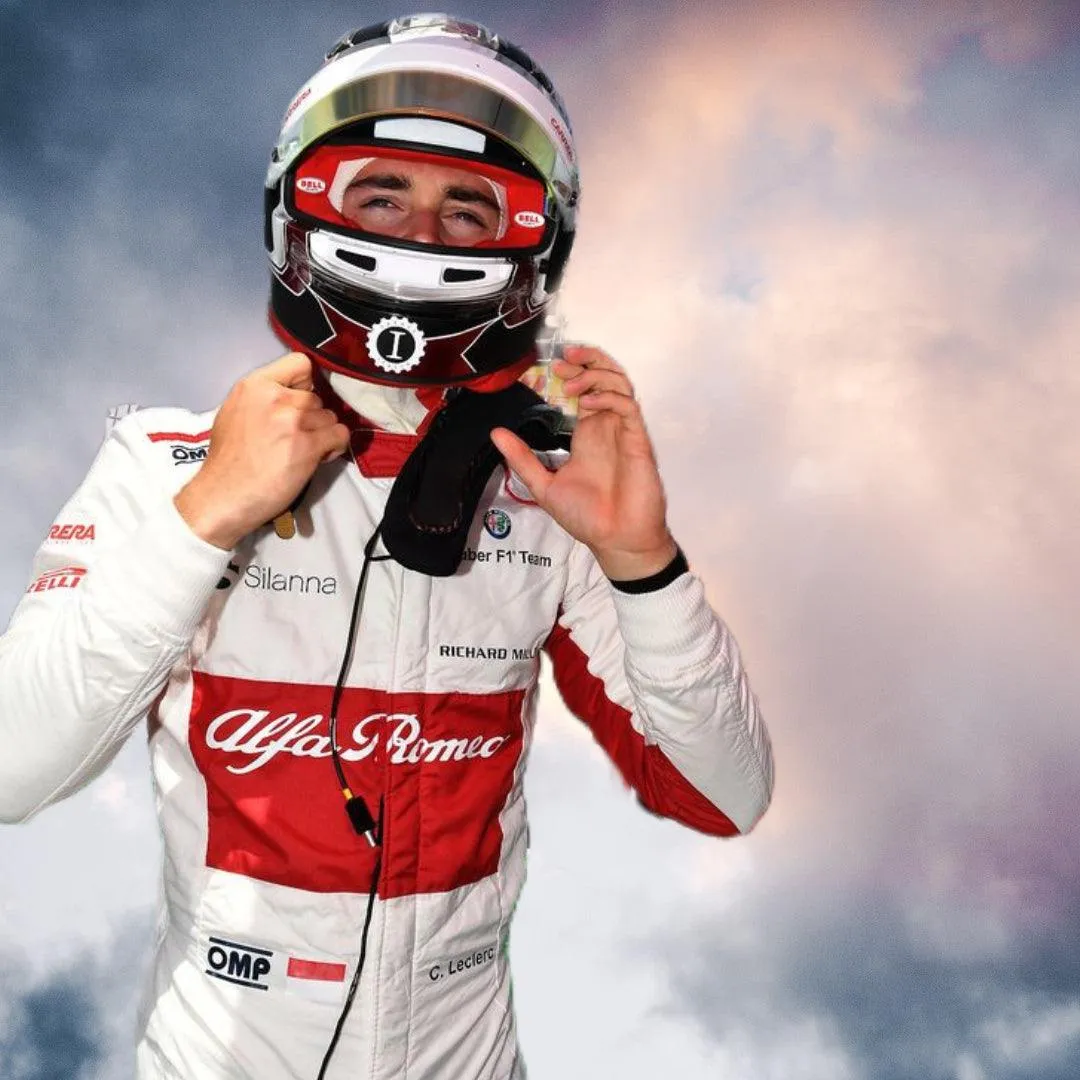 2018 Charles Leclerc Alfa Romeo Sauber Formula One Suit