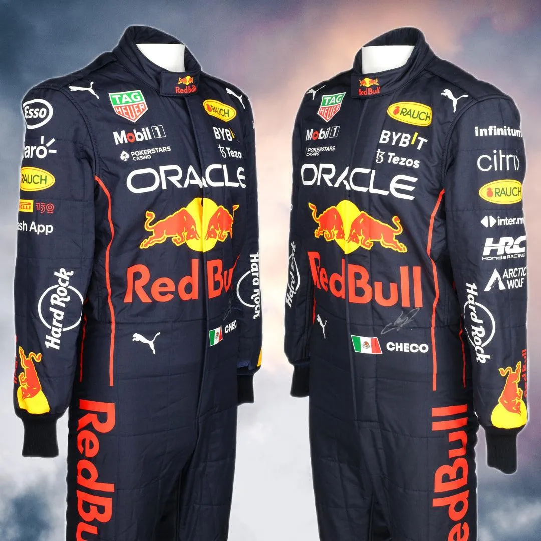 2022 Sergio Perez Official Replica Red Bull Racing F1 Suit