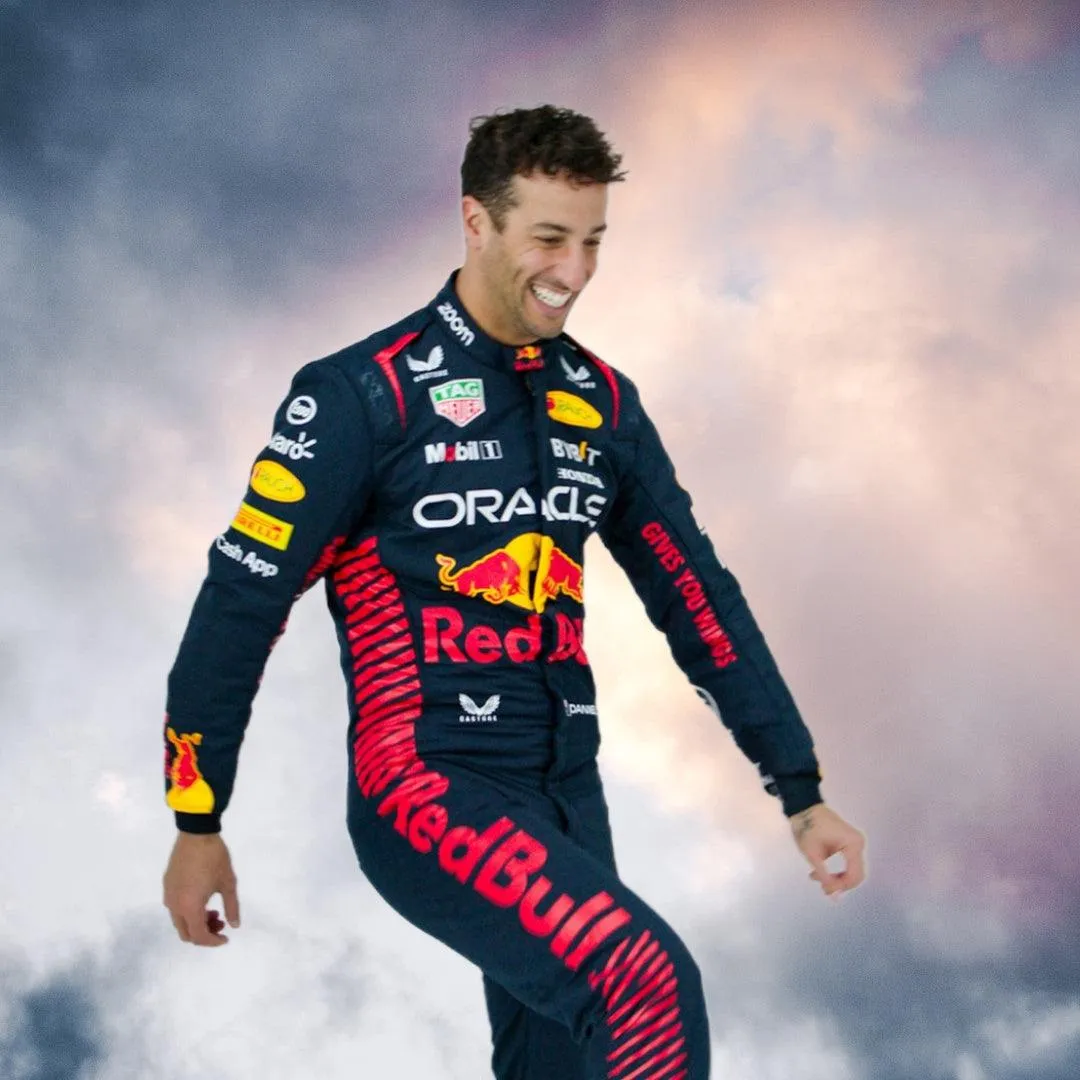 2023 New Daniel Ricciardo F1 Race Suit Honda Oracle Redbull Racing