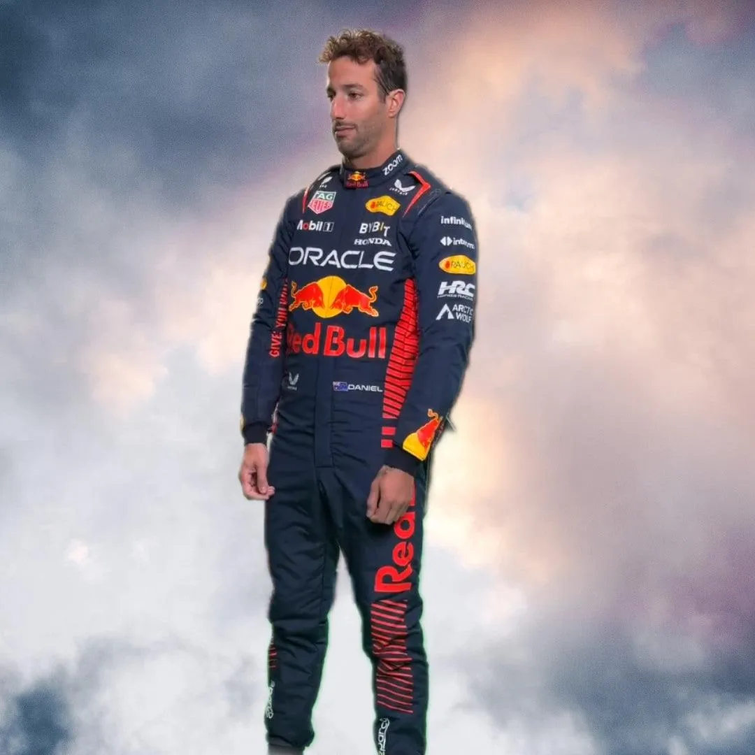 2023 New Daniel Ricciardo F1 Race Suit Honda Oracle Redbull Racing