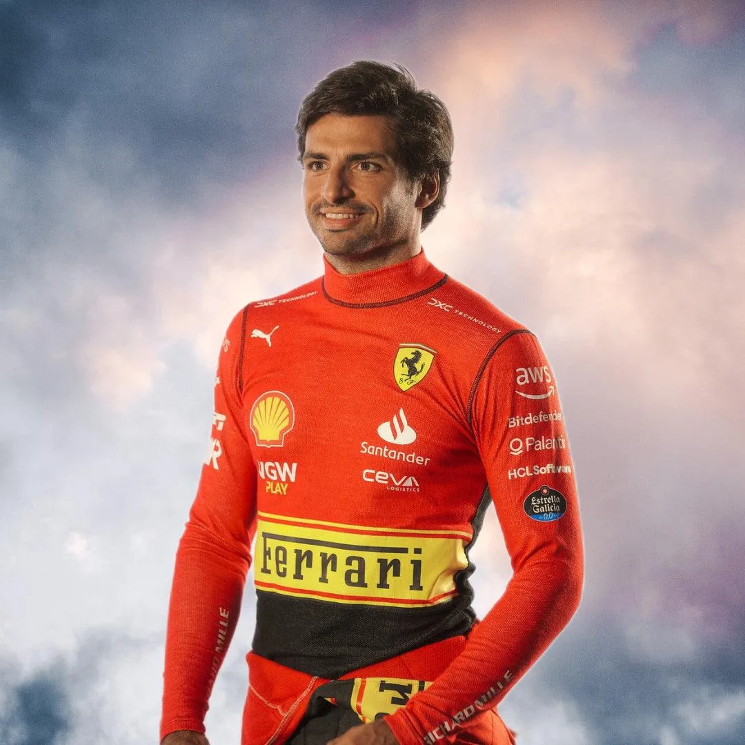 2023 Scuderia Ferrari Monza Special Edition F1 Carlos Sainz Race Suit