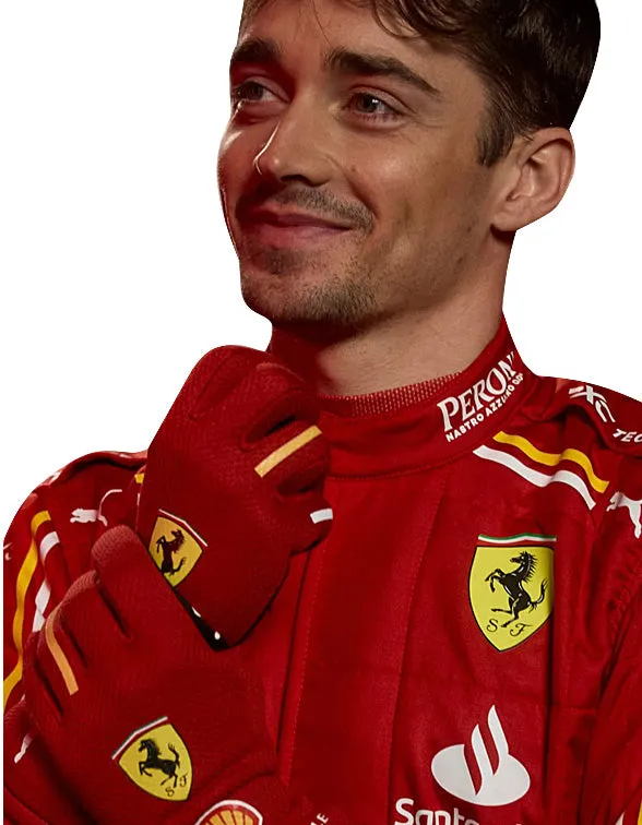 2024 Charles Leclerc Ferrari F1 Race Suit REPLICA