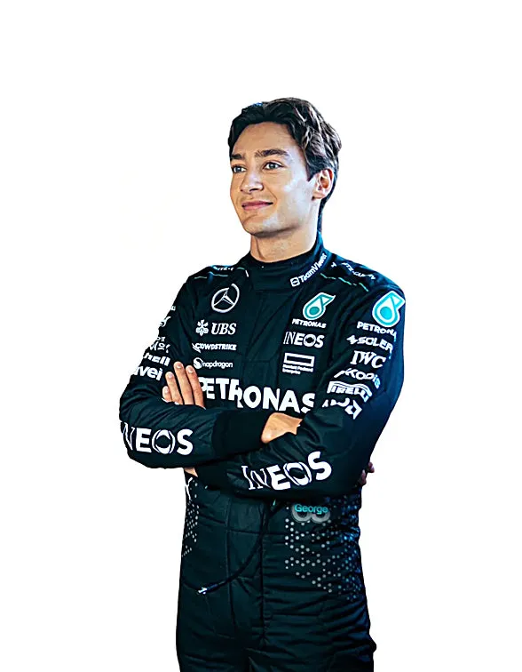 2024 George Russell Mercedes AMG F1 Race Suit REPLICA