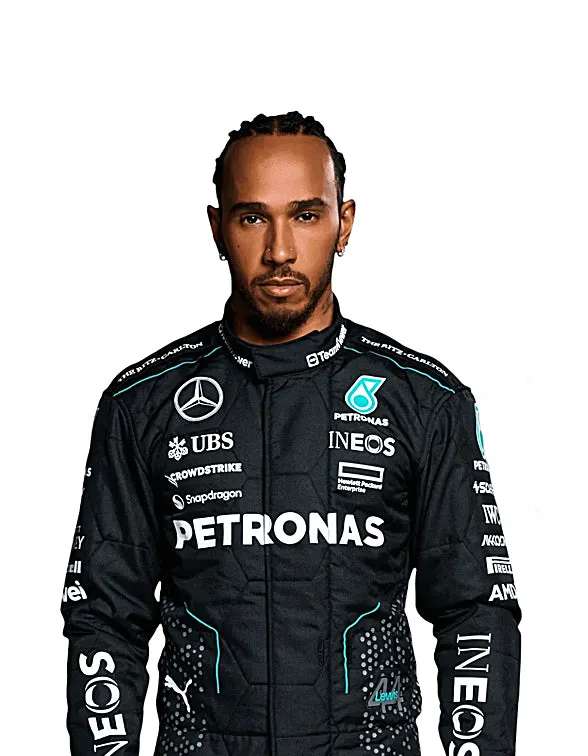 2024 Lewis Hamilton Mercedes AMG F1 Race Suit REPLICA