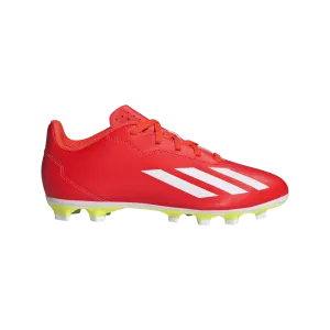 Adidas X Crazyfast Club FxG Youth Soccer Cleat IF0720 Solar Red/ White