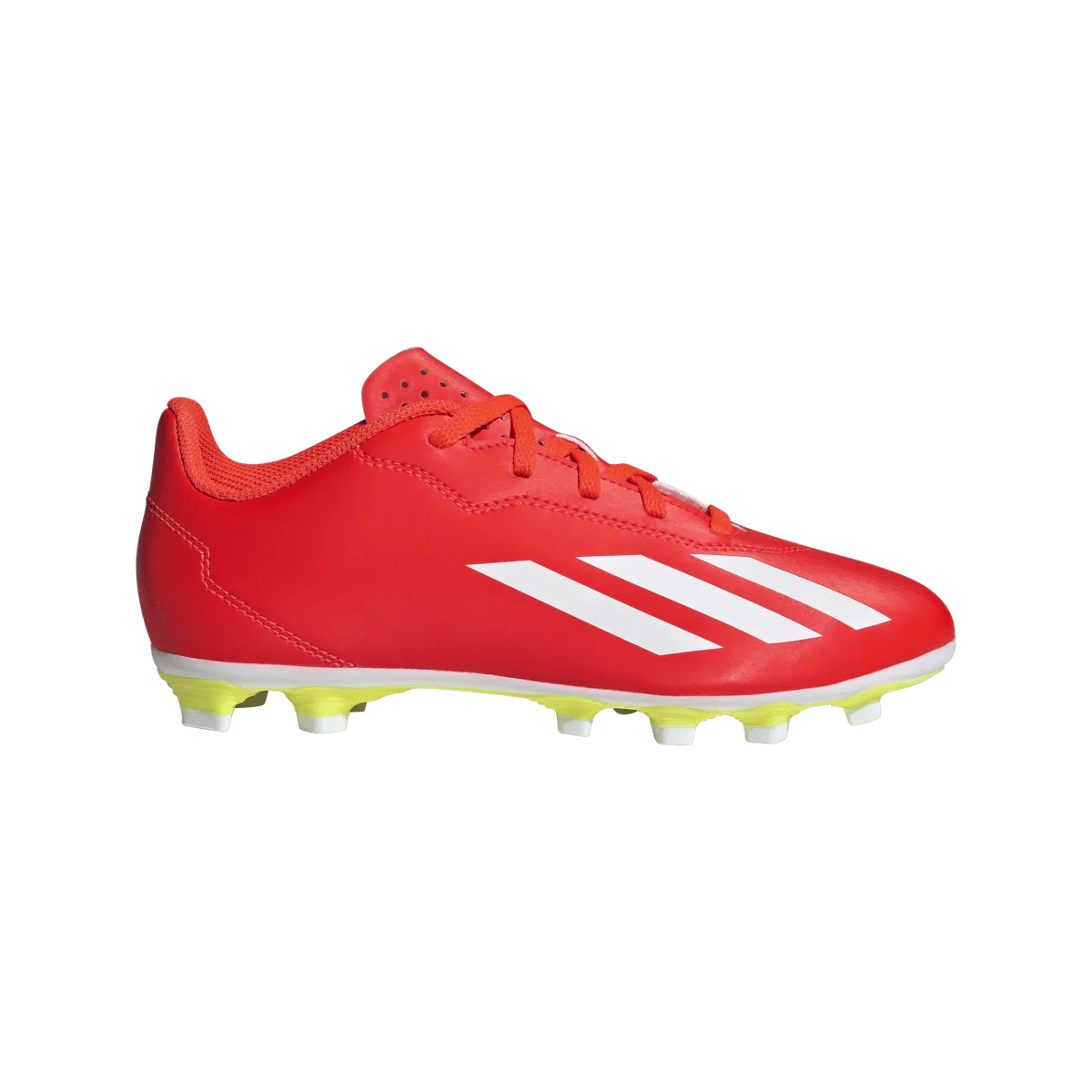 Adidas X Crazyfast Club FxG Youth Soccer Cleat IF0720 Solar Red/ White