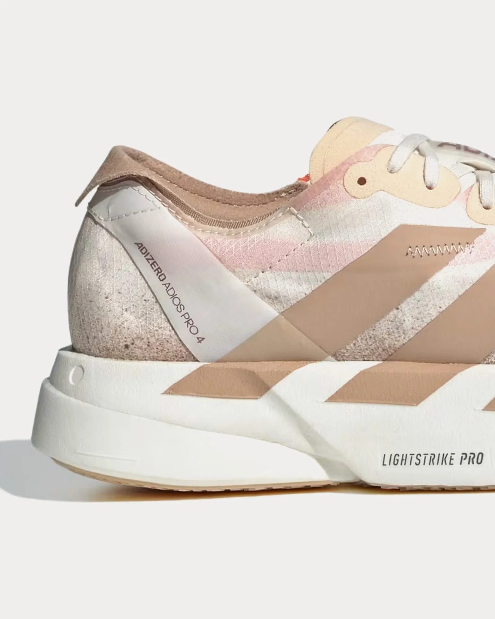 Adizero EVO SL Chalk White / Warm Sandstone / Semi Impact Orange Running Shoes