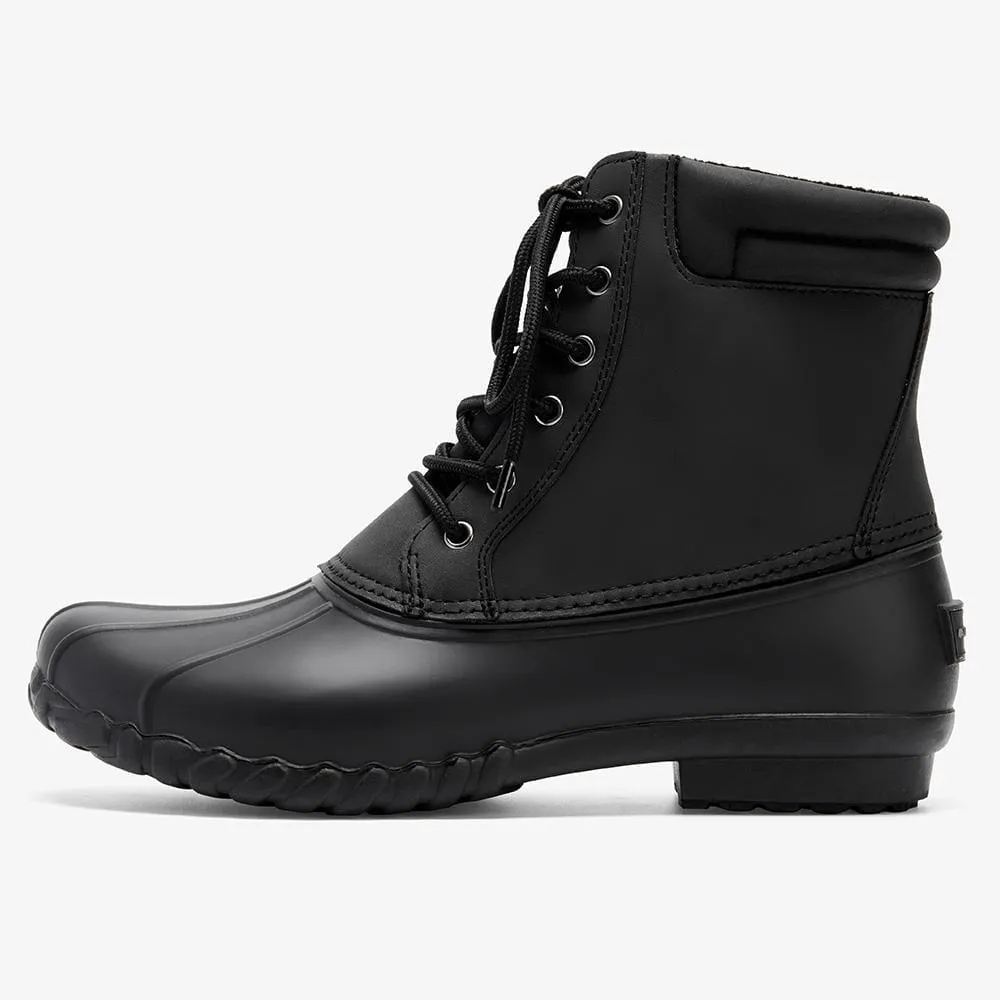 Aleader Mens Duck Boot | Waterproof Shell | Fur Lined Insulated Winter Snow Boot