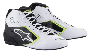 ALPINESTARS 2711521_215_9 Karting shoes TECH-1 K START V2, white/black/yellow fluo, Size 42