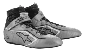 ALPINESTARS 2715020_1912_10 TECH 1Z v2 Race shoes, FIA 8856-2018, silver/black/white, size 43 (10)