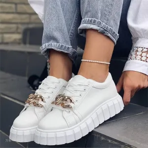 Amozae--Back to school   2024 Women Autumn Fashion Lace Up Sneakers Ladies New Platform Casual Sports Shoes Female Original Breathable Shoes Plus Size 43