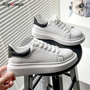 Amozae- Fashion Spring New Designer Hot Sale White Shoes Female Platform Sneakers Women Tenis Feminino Casual Female Shoes Woman