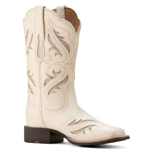 Ariat Women's Distressed Ivory Boots Square Toe