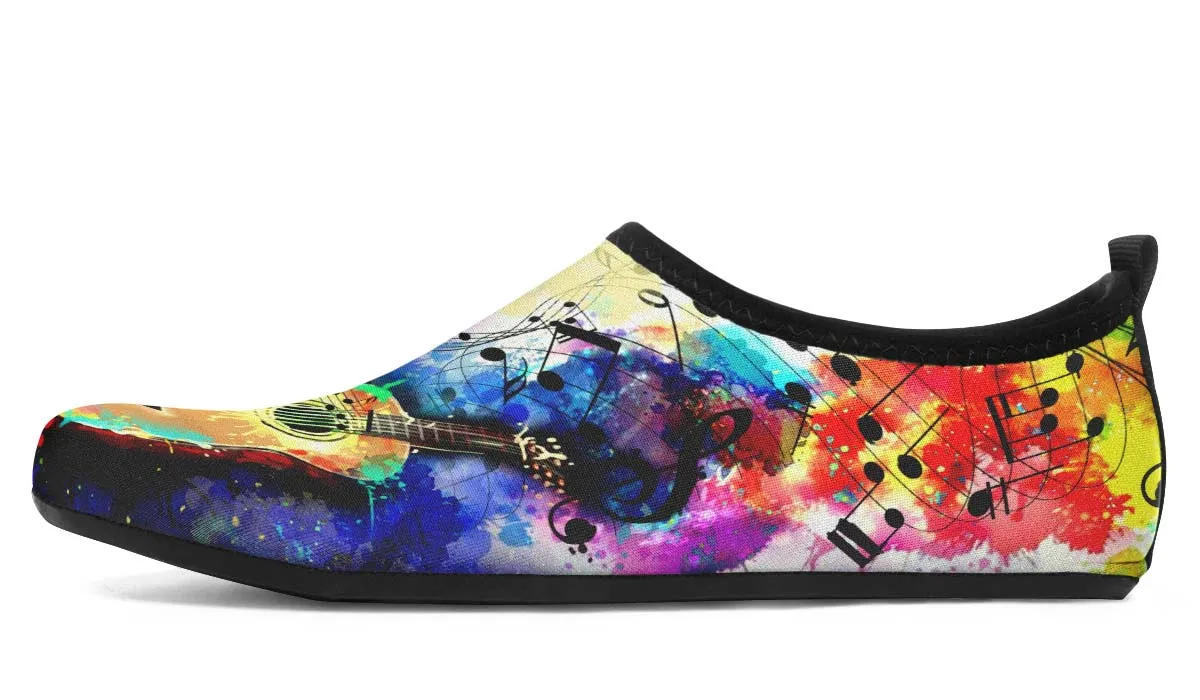 Artistic Guitar Aqua Barefoot Shoes