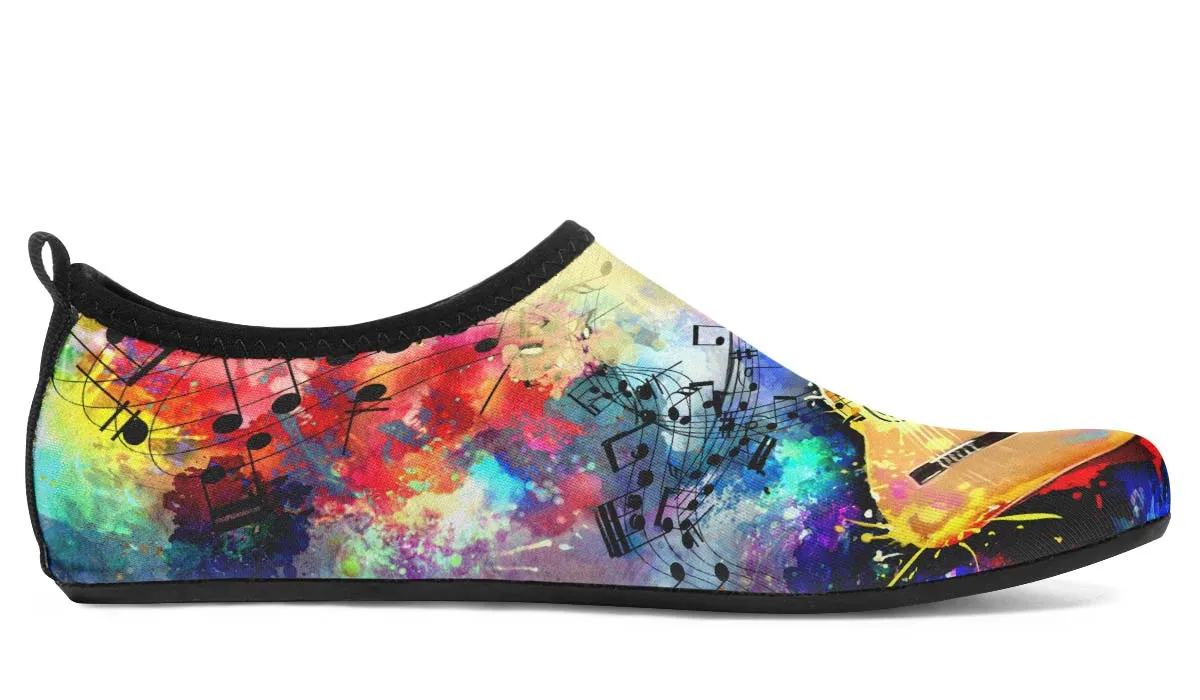 Artistic Guitar Aqua Barefoot Shoes