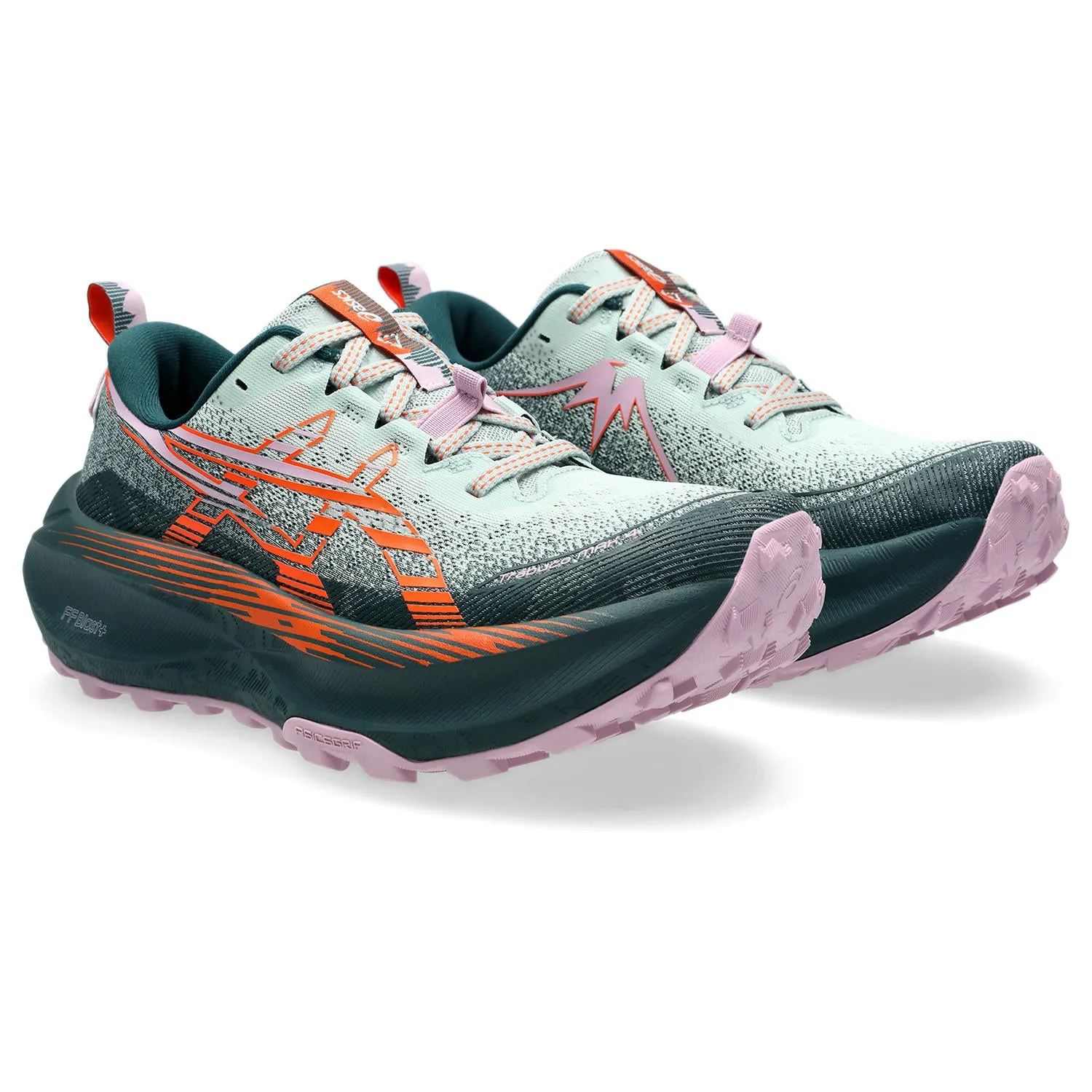 Asics Trabuco Max 4 | Cold Moss / Nova Orange | Womens