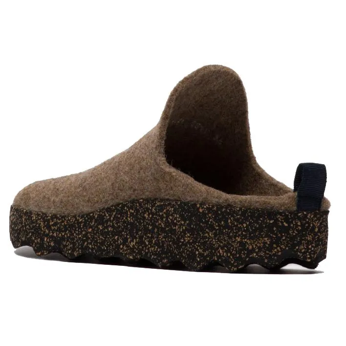 Asportuguesas Come Tweed Clog - Taupe