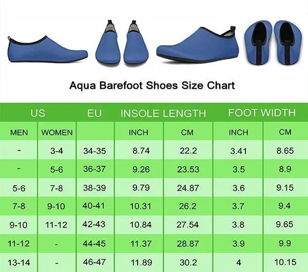 Autism Awareness Puzzle Aqua Barefoot Shoes