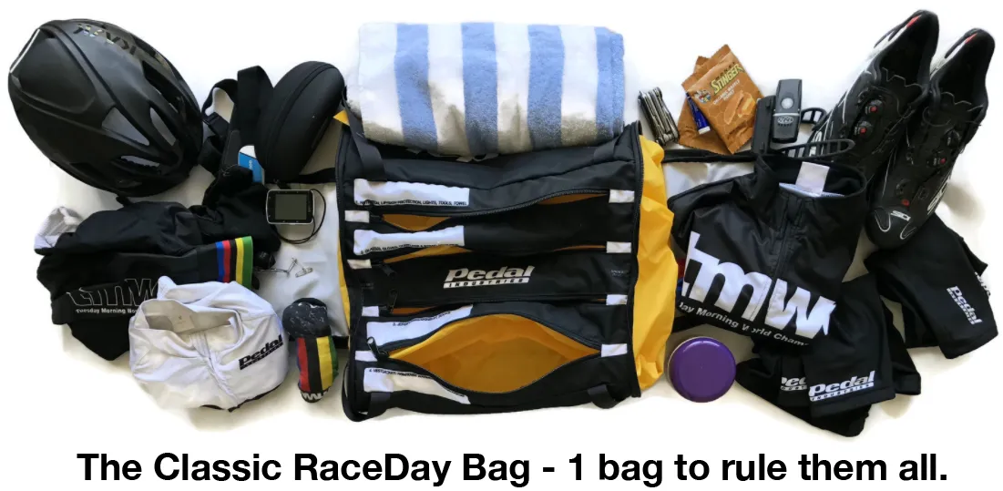 AXEON RACEDAY BAG - ships in about 3 weeks