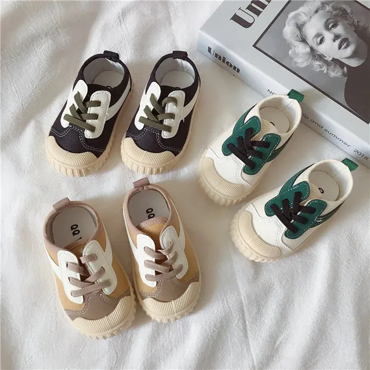 Baby Canvas Shoes Kindergarten Classic Soft Breathable Casual Boys Girls Shoes Comfortable Toddler Sneaker Infant Walking Shoes