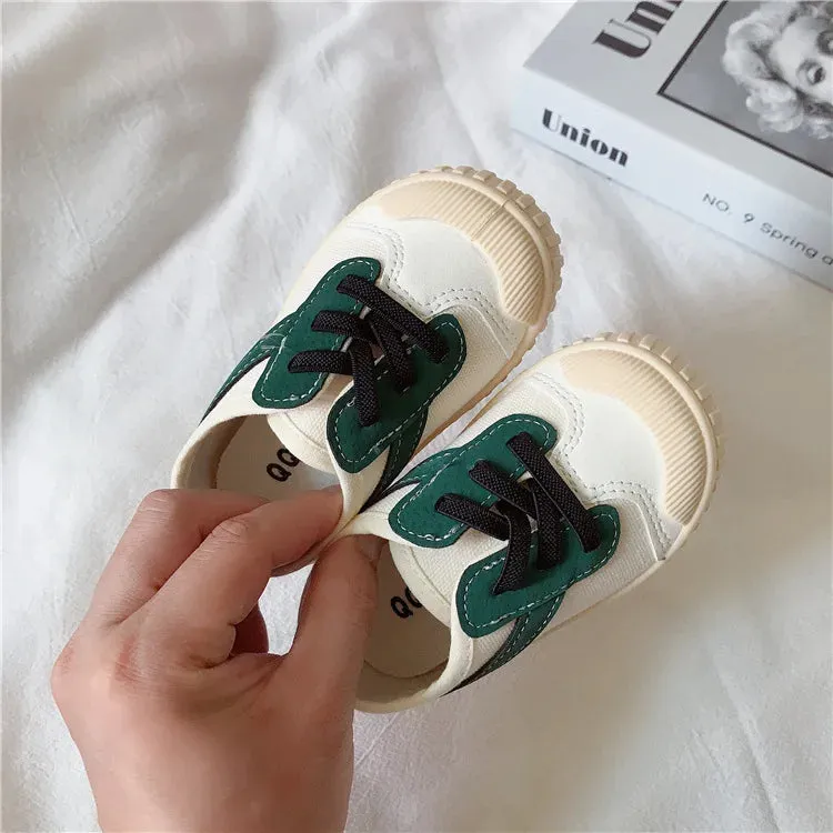 Baby Canvas Shoes Kindergarten Classic Soft Breathable Casual Boys Girls Shoes Comfortable Toddler Sneaker Infant Walking Shoes