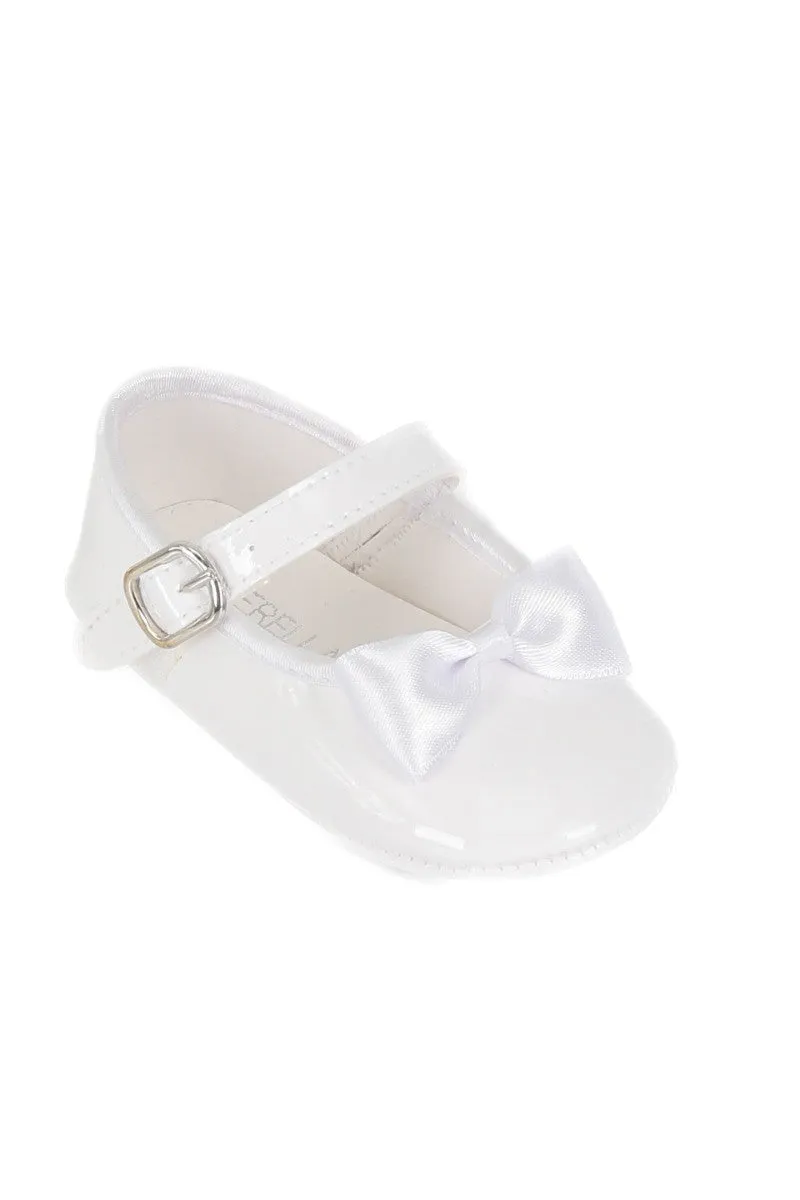 Baby Girls Soft Pre-Walker Shoes - White