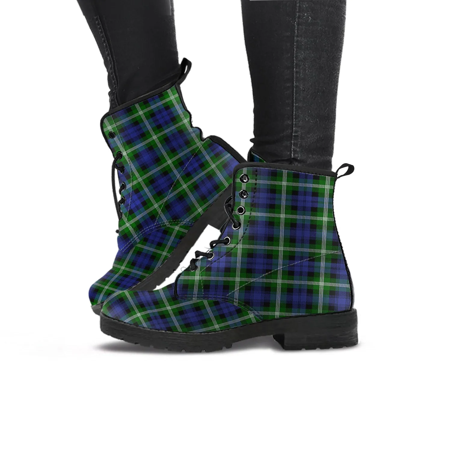 Baillie (Bailey) Tartan Leather Boots