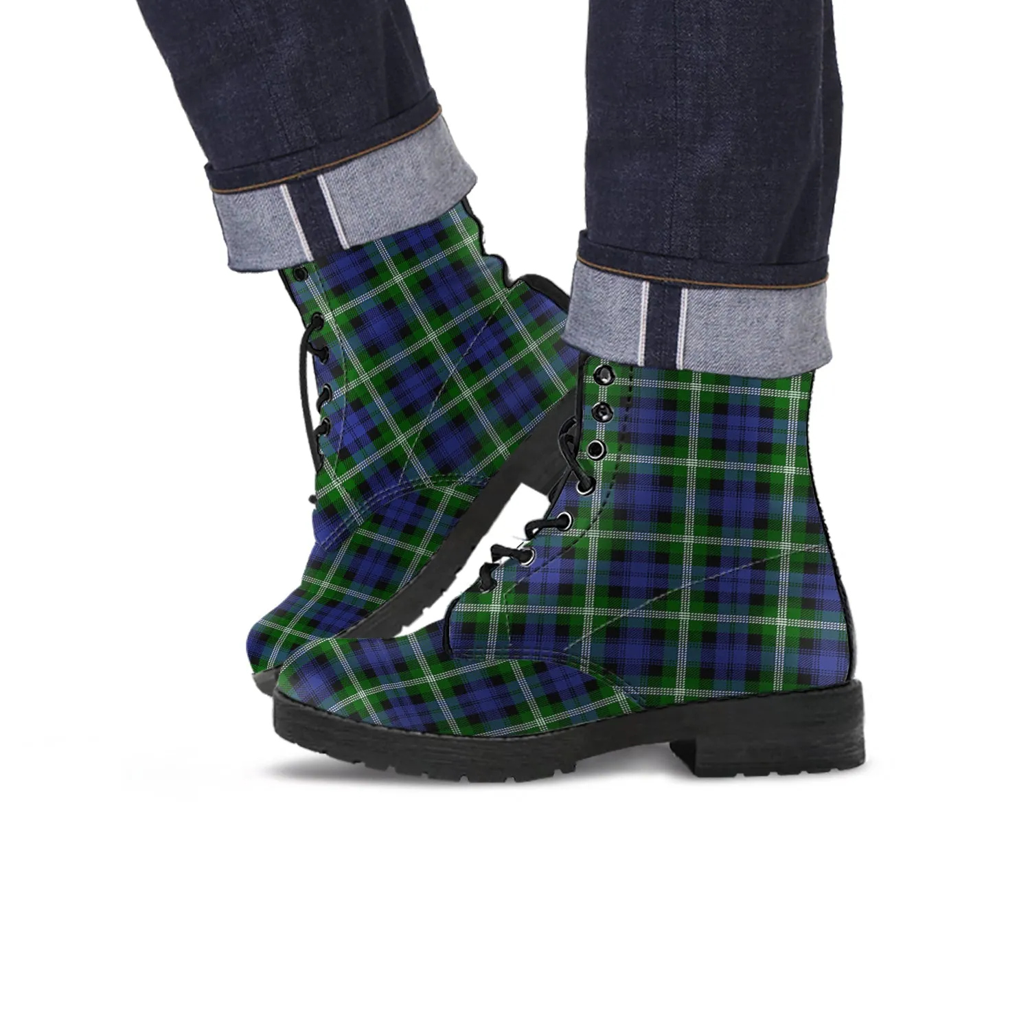 Baillie (Bailey) Tartan Leather Boots