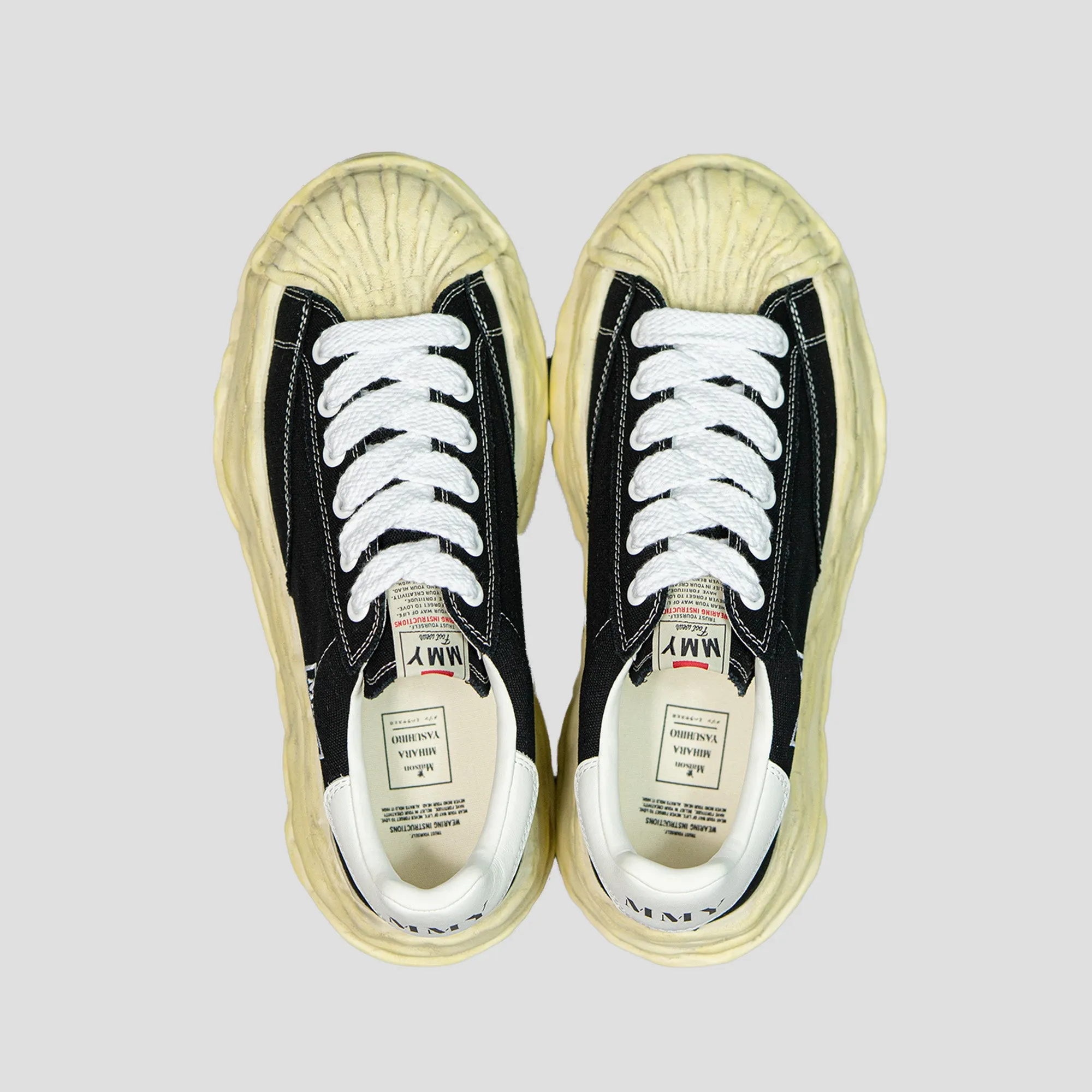 BLAKEY OG SOLE VINTAGE TREATMENT CANVAS SNEAKERS