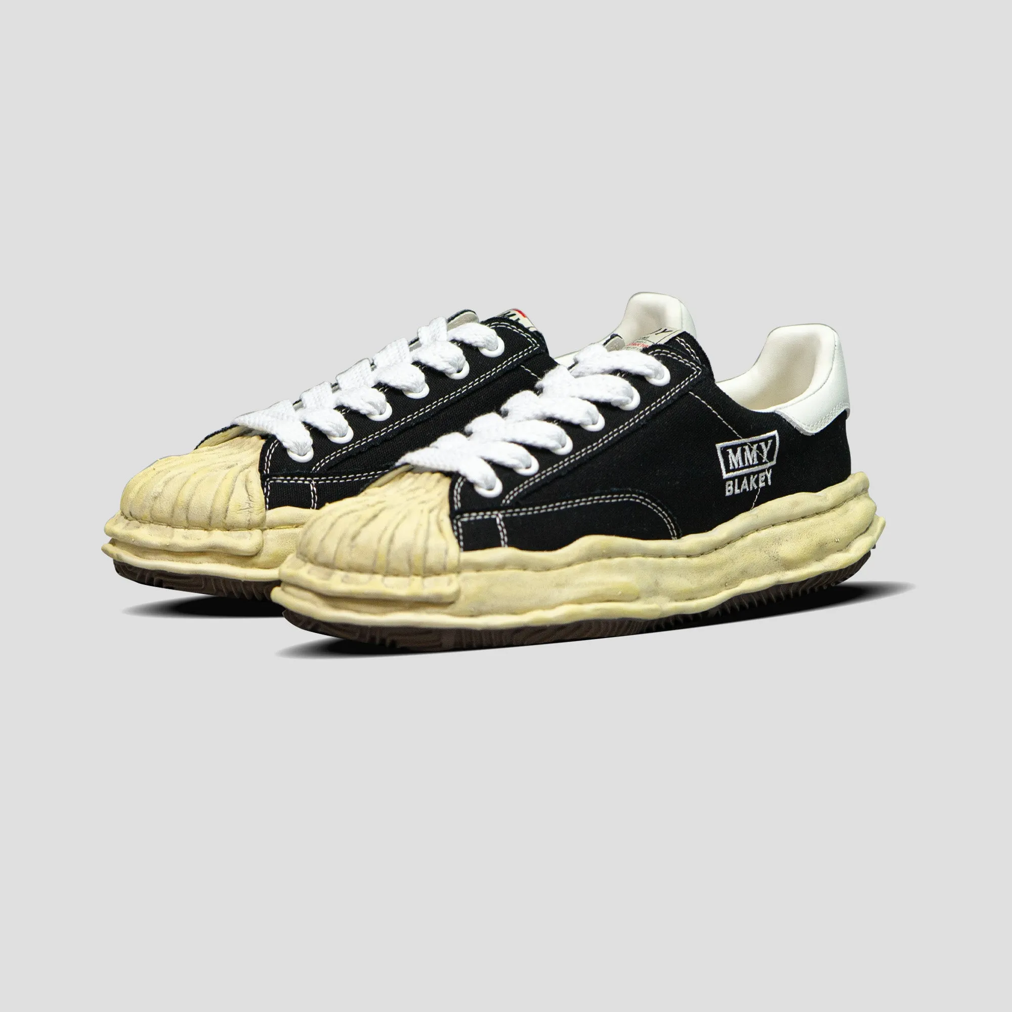 BLAKEY OG SOLE VINTAGE TREATMENT CANVAS SNEAKERS