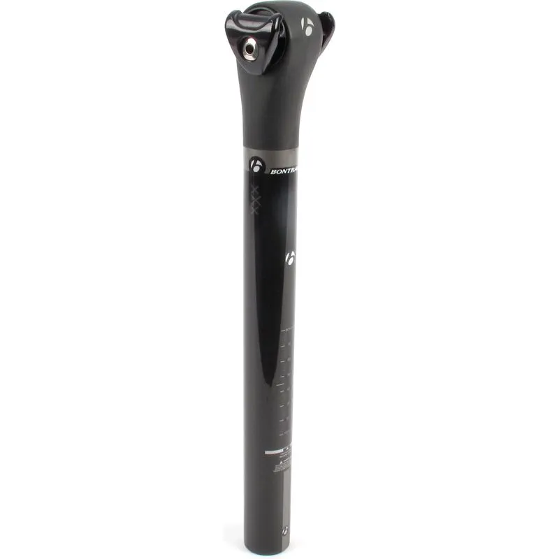 Bontrager XXX Carbon Seatpost Grey // 5 Offset 31.6mm 330mm // 7x10 Oval