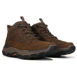 Boswell Skechers Men's Water-Repellent Lace-up Boots, Brown