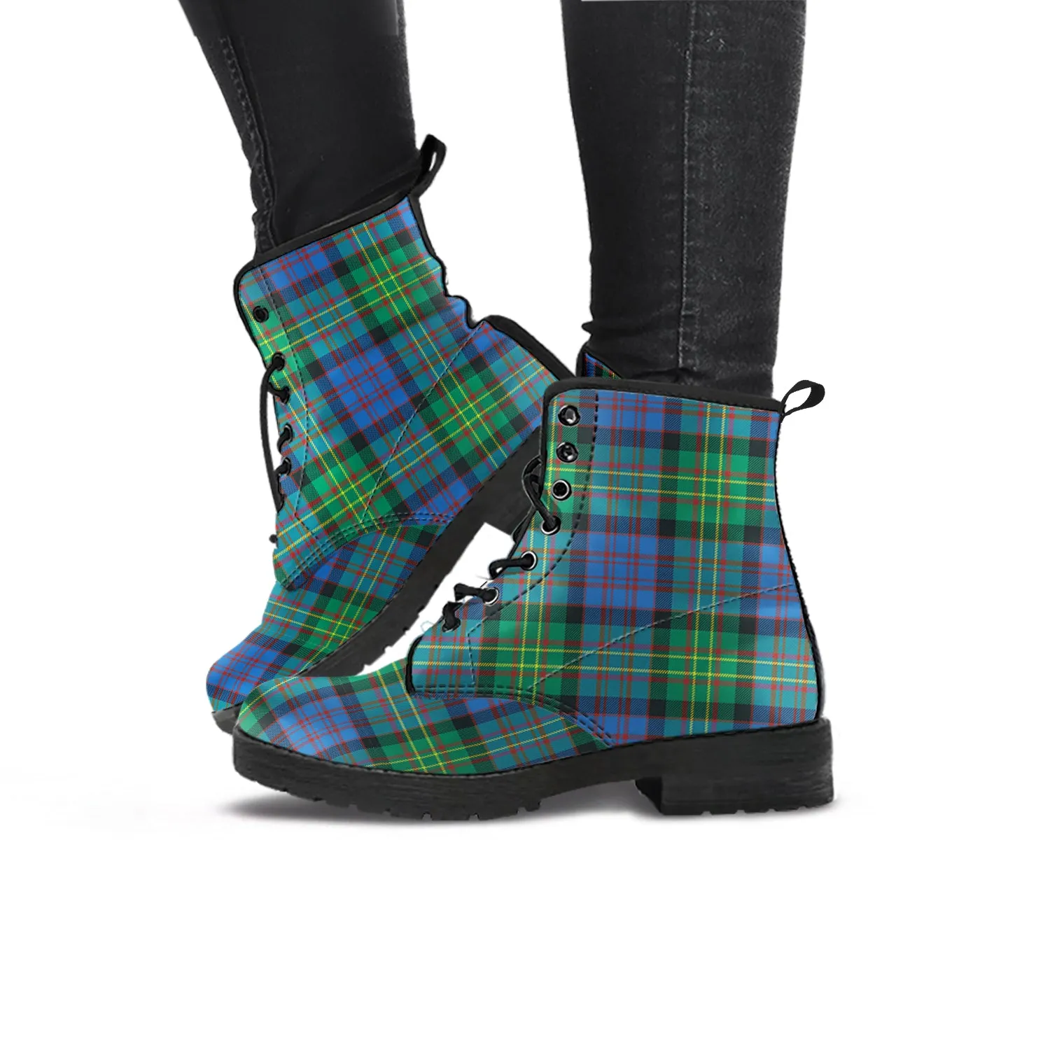 Bowie Ancient Tartan Leather Boots