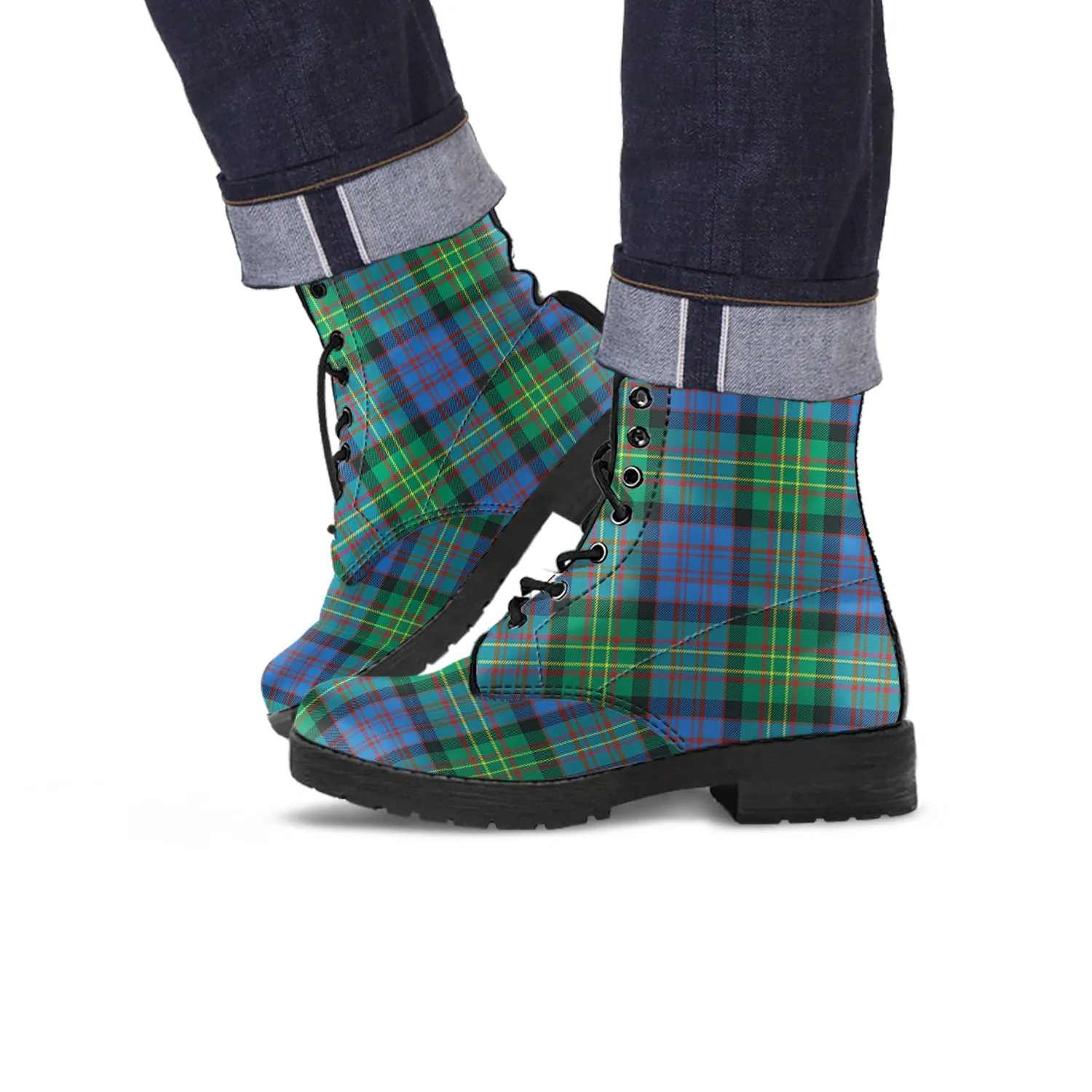 Bowie Ancient Tartan Leather Boots