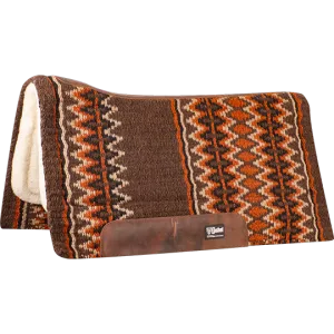 Cashel Blanket Top Performance 3/4" Fleece Bottom Pad- Brown