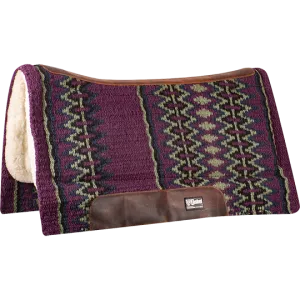 Cashel Blanket Top Performance 3/4" Fleece Bottom Pad- Purple