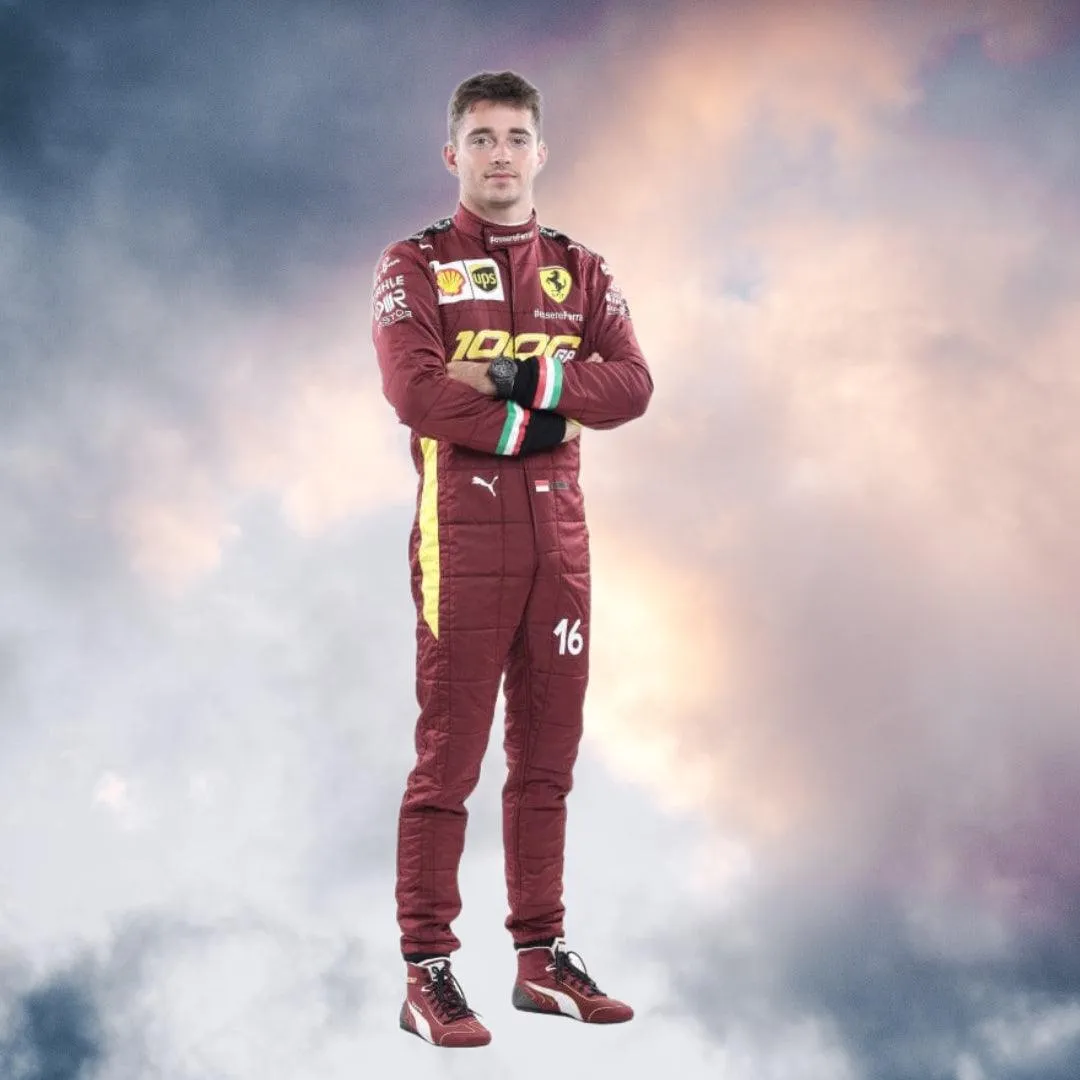 Charles Leclerc 2020 Ferrari 1000 GP Replica racing suit Ferrari F1