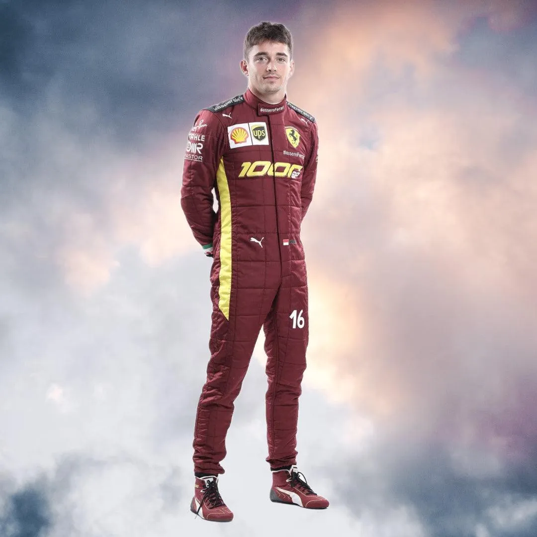 Charles Leclerc 2020 Ferrari 1000 GP Replica racing suit Ferrari F1