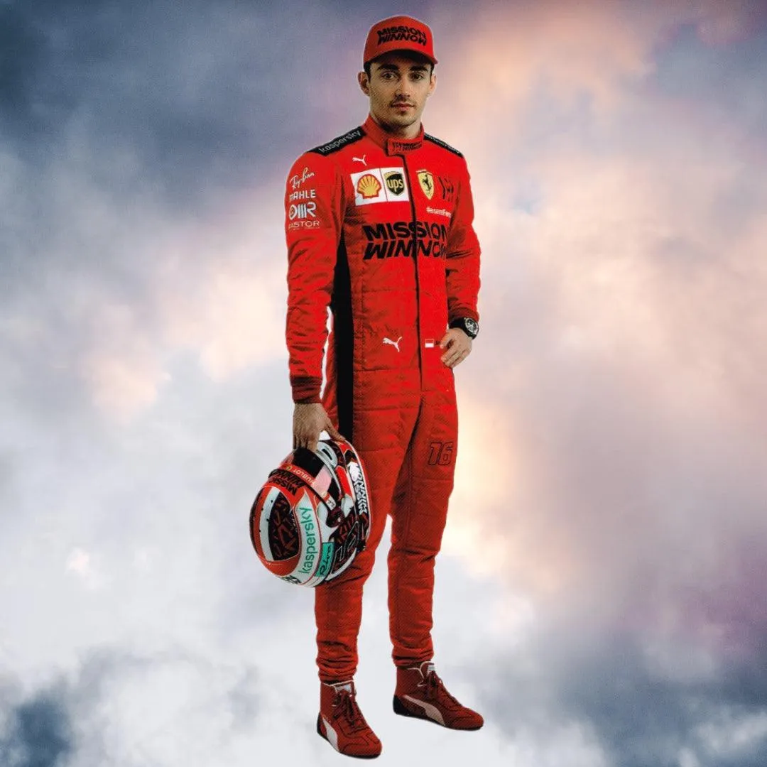 Charles Leclerc 2020 Racing Suit Mission Ferrari F1