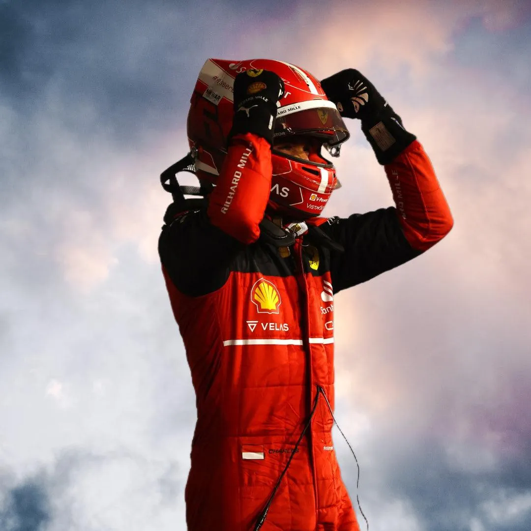 Charles Leclerc 2022 Race Suit Ferrari F1 Replica