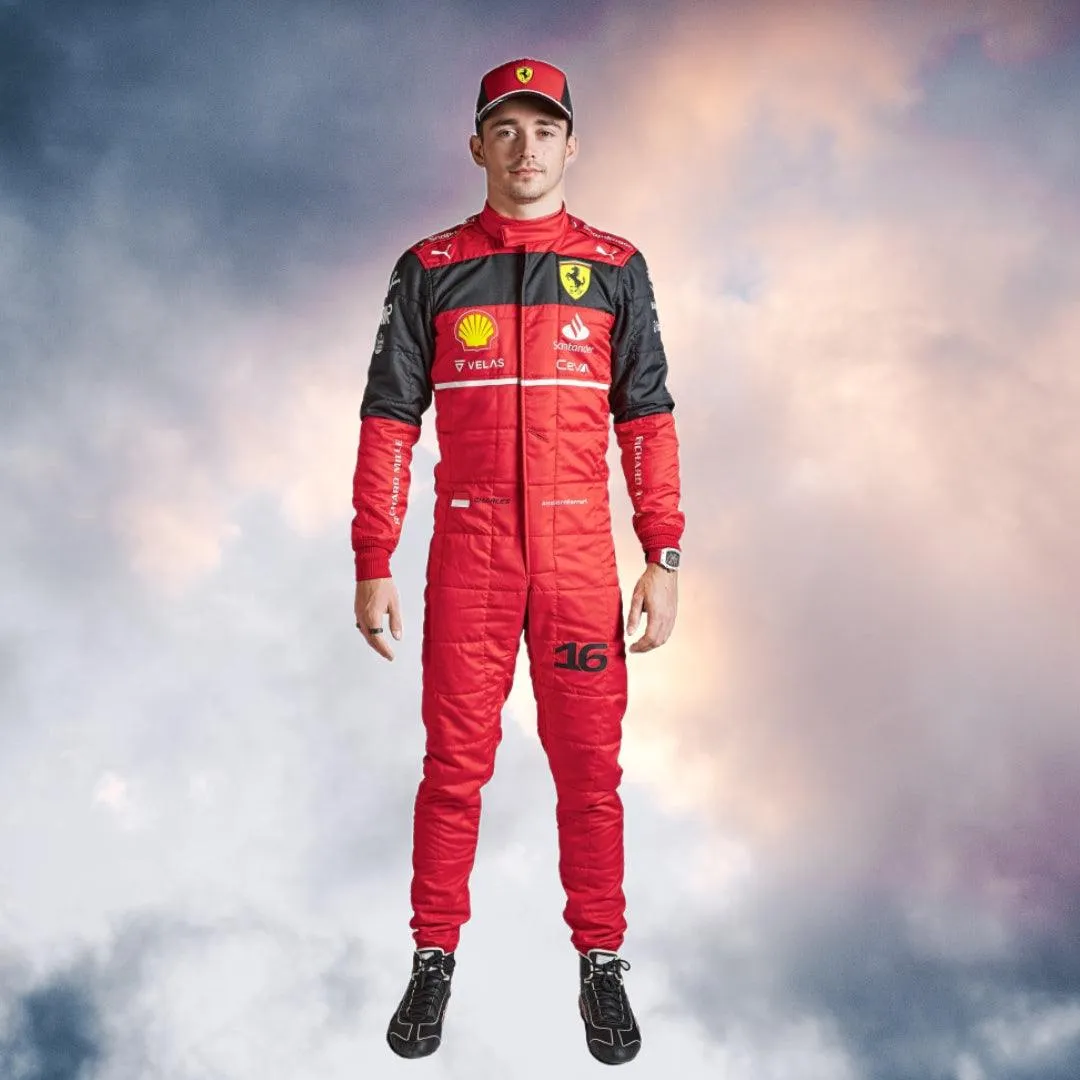 Charles Leclerc 2022 Race Suit Ferrari F1 Replica