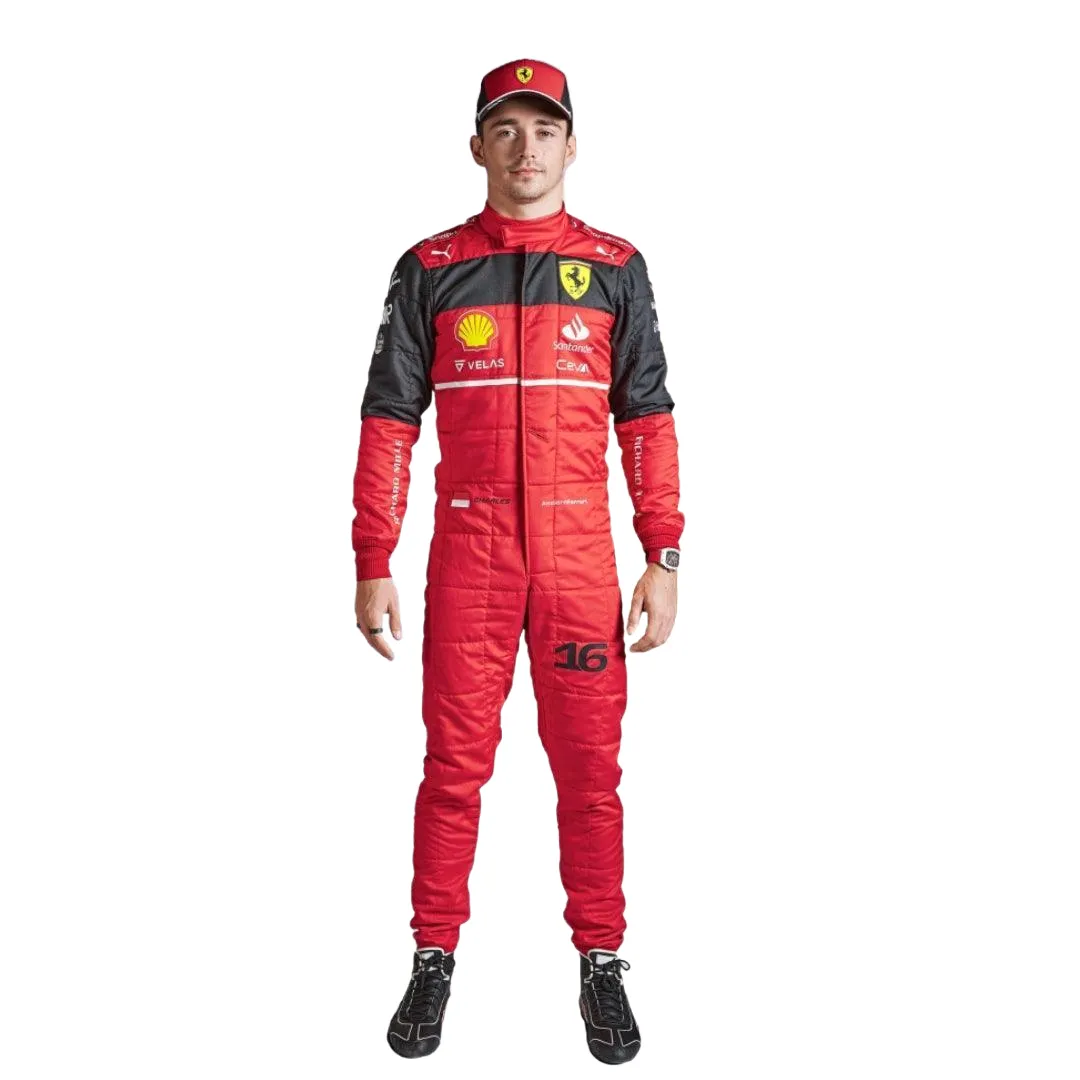 Charles Leclerc 2022 Race Suit Ferrari F1 Replica