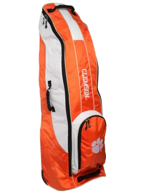 Clemson Tigers Team Golf Orange Golf Clubs Wheeled Luggage Travel Bag