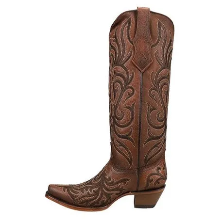 Corral Ladies Embroidered Snip Toe Cowbot Boots-Z5298