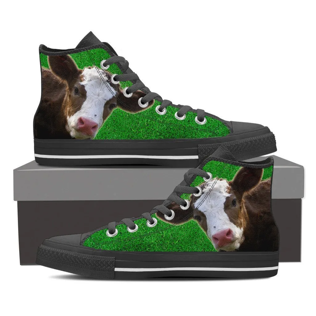 Cow Lovers Canvas Shoes