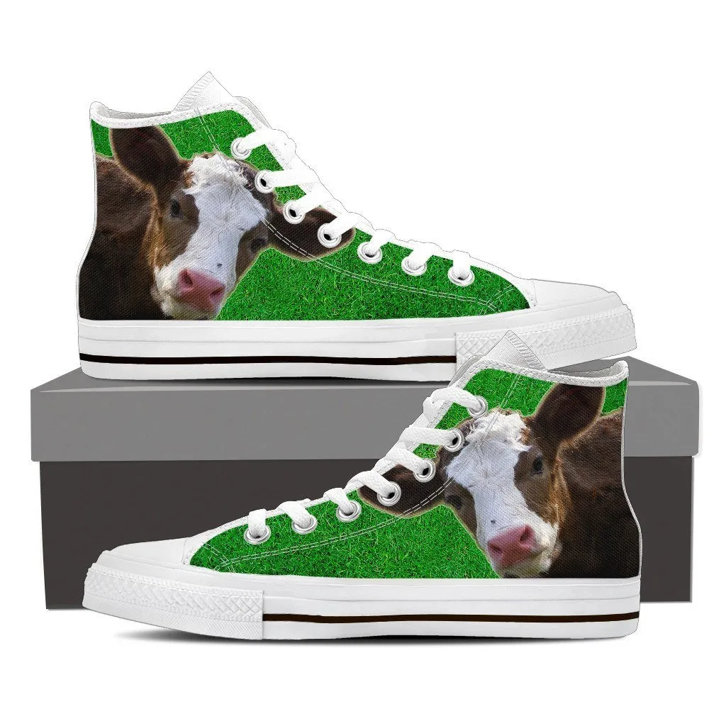 Cow Lovers Canvas Shoes