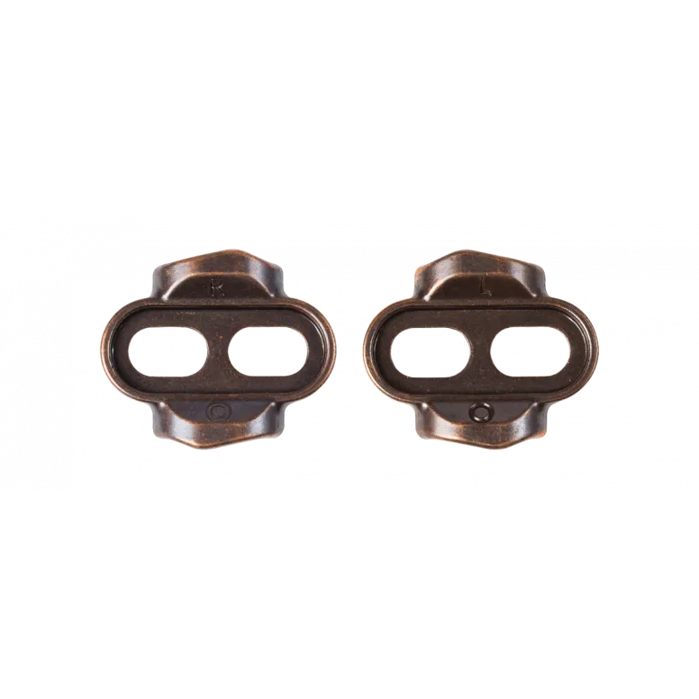 Crankbrothers Easy Release Cleats - Bronze /	0° Float