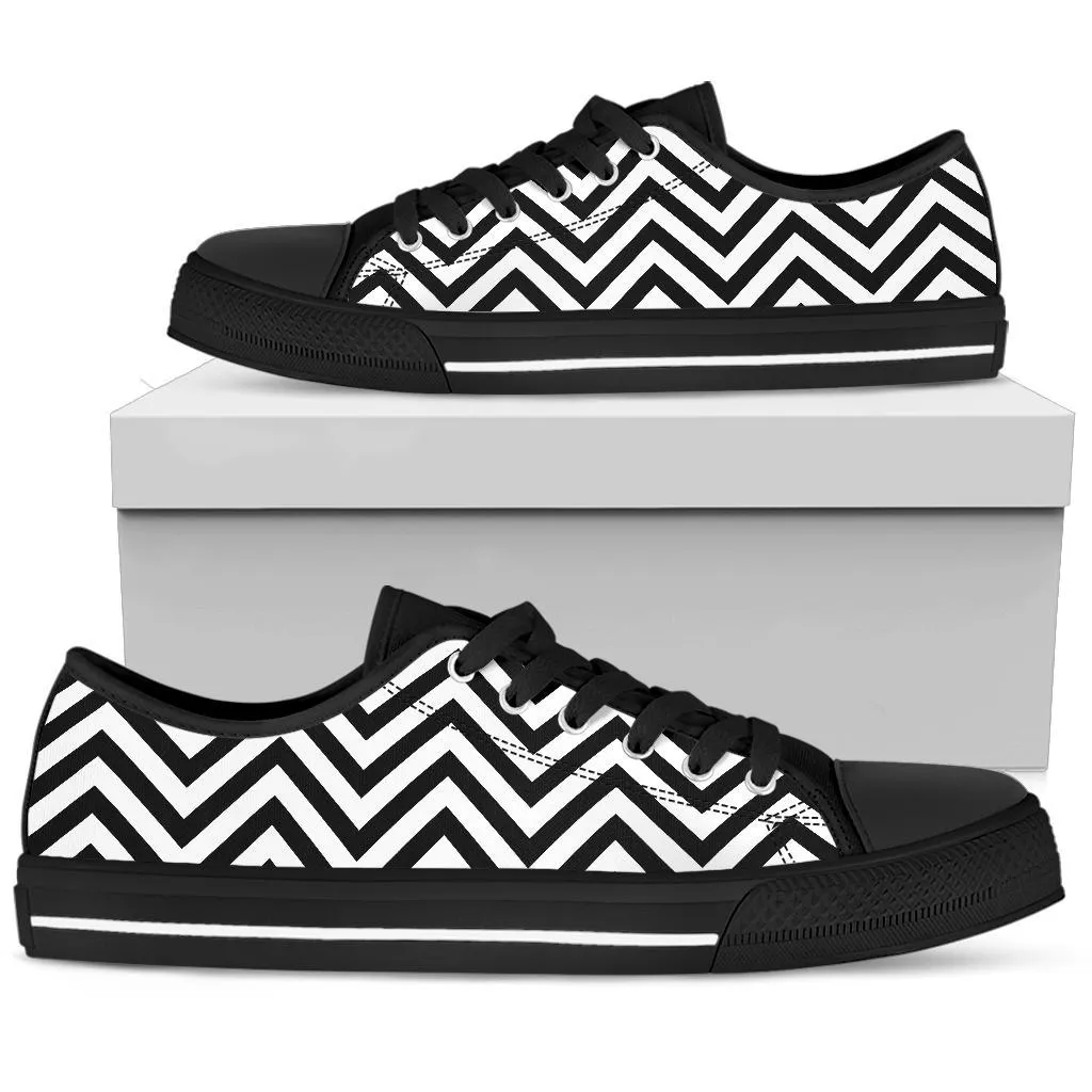 Custom Sneakers-Black and White Series 109